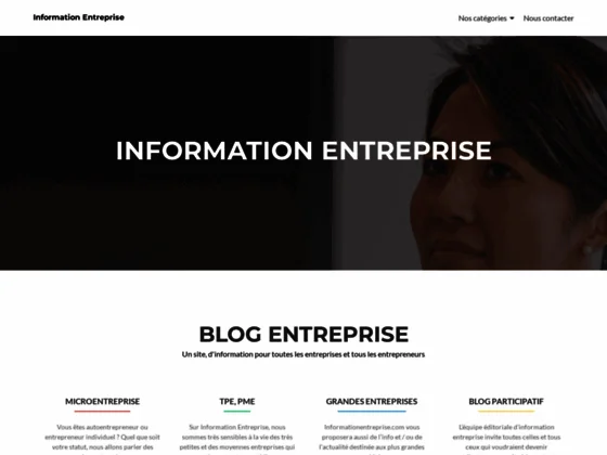 Informations sur l'entreprise