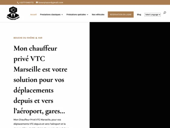 Mon chauffeur VTC Marseille
