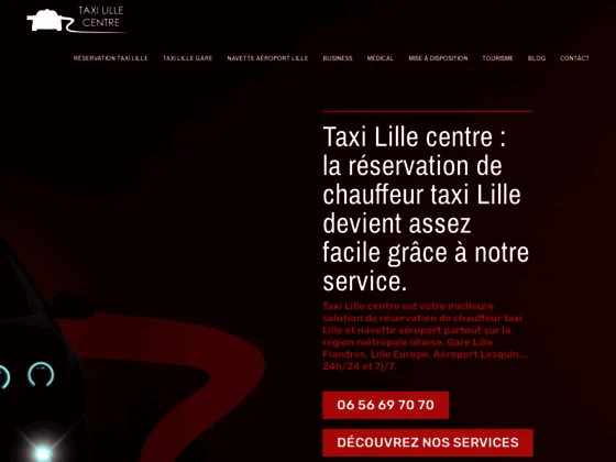 Taxi lille centre : Réservation des taxis conventionnées sur Lille de France