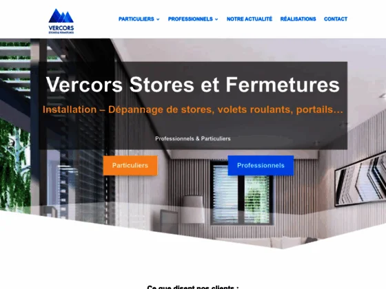 Stores et fermetures - Professionnels et Particuliers