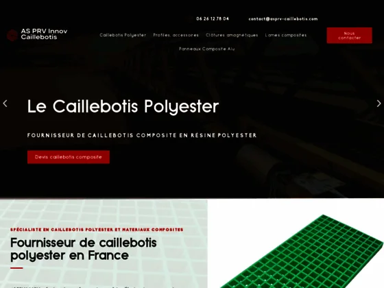 AS PRV INNOV Caillebotis Polyester