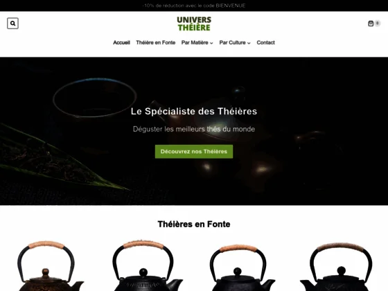 Univers Théière : théière en fonte ou porcelaine