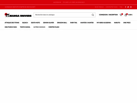 Manga Univers - Boutique Manga Spécialiste Des Animés