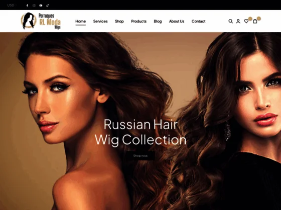 Commerce de perruques et extensions de qualité première