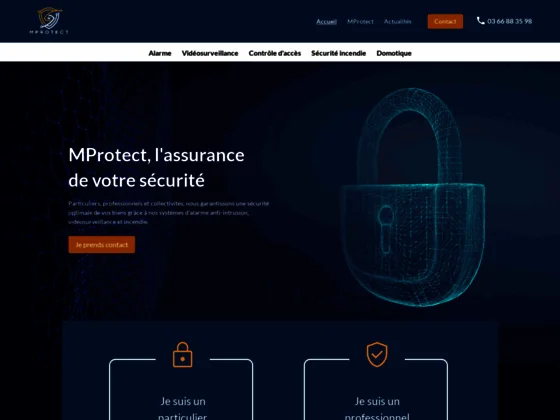 Confiez la protection de votre maison à MProtect, installateur de système de sécurité