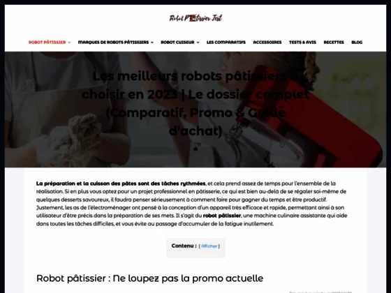 Les meilleurs robots pâtissiers à choisir en 2023