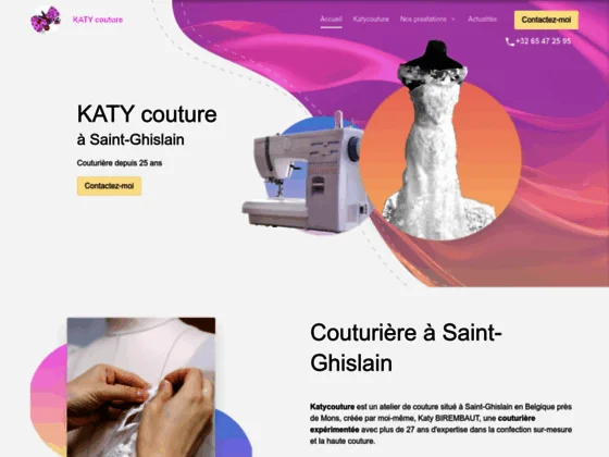  Réalisez votre robe de mariée avec Katy Couture en Belgique près de Mons