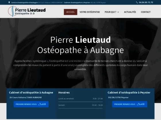 Ostéopathe à Peynier