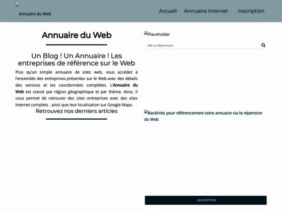 Annuaire du Web