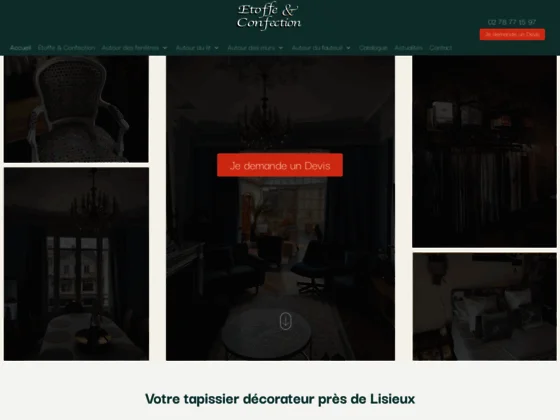 Étoffe & Confection  : Votre tapissier décorateur près de Lisieux