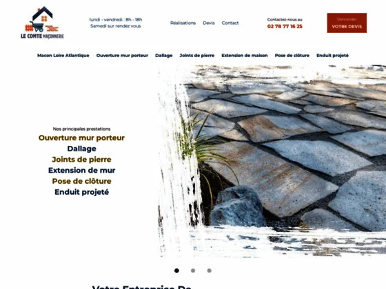 Le Comte Maçonnerie, votre entreprise de maçonnerie professionnelle 