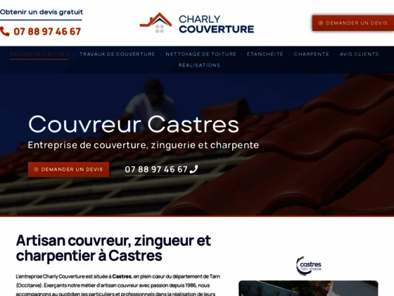 Couvreur zingueur Charly