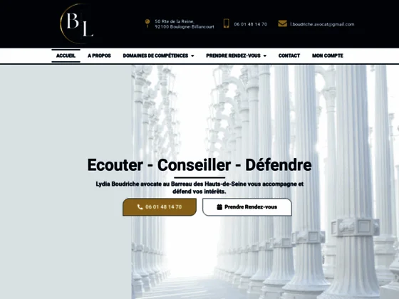 Cabinet d’avocats Lydia Boudriche
