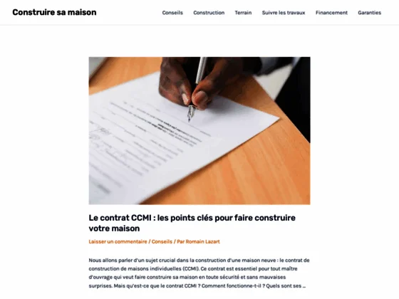 Des conseils avisés pour construire votre maison 