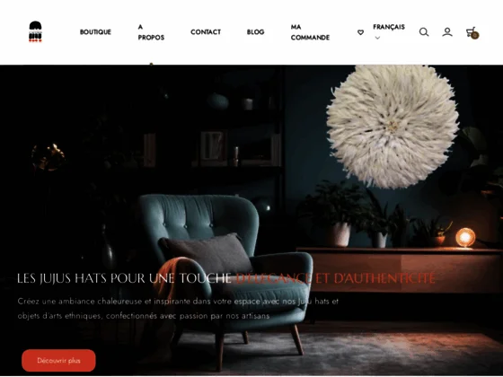 Juju hat authentique du Cameroun