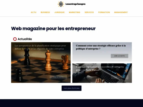 Blog sur le monde des entreprises
