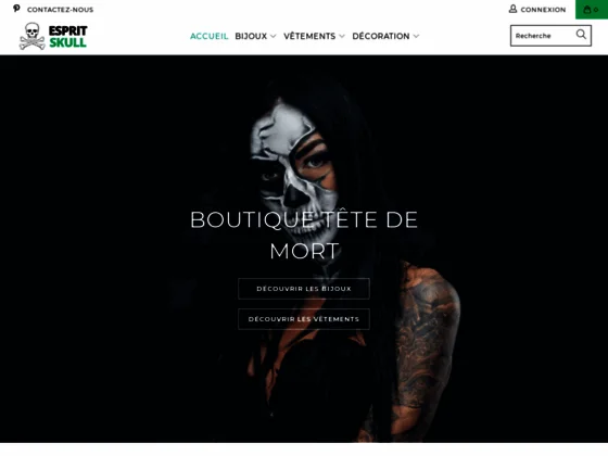 Bracelet tête de mort