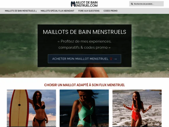 Maillot de bain menstruel