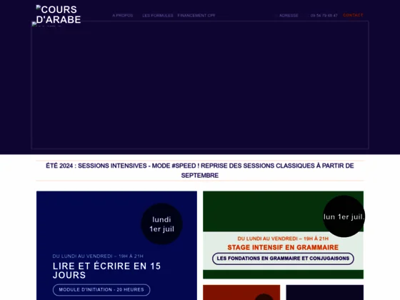 Apprendre l'arabe avec Fassaha