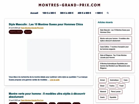 Avis et revues sur les montres de sport automobile