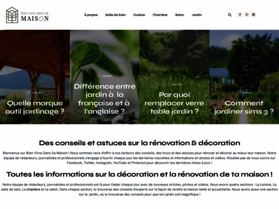 Bien vivre dans sa maison