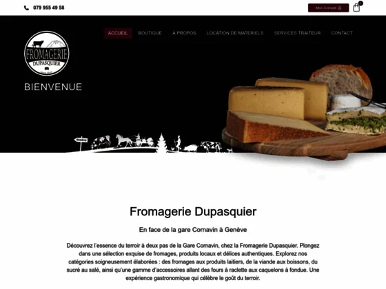 Fromagerie Dupasquier, produits authentiques