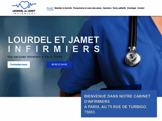  LOURDEL et JAME - infirmiers experts à domicile à Paris 11