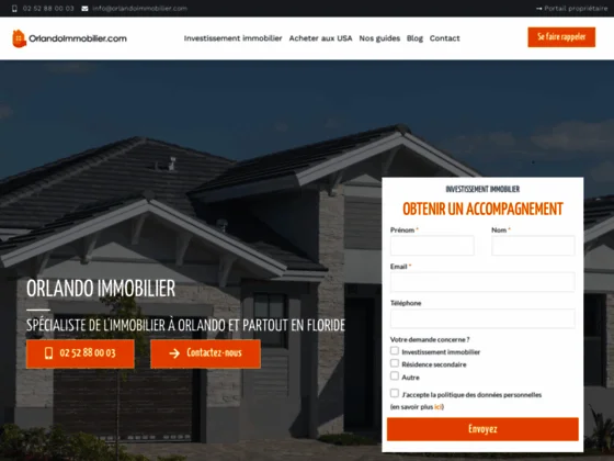 Votre agence immobilière 100 % francophone à Orlando 