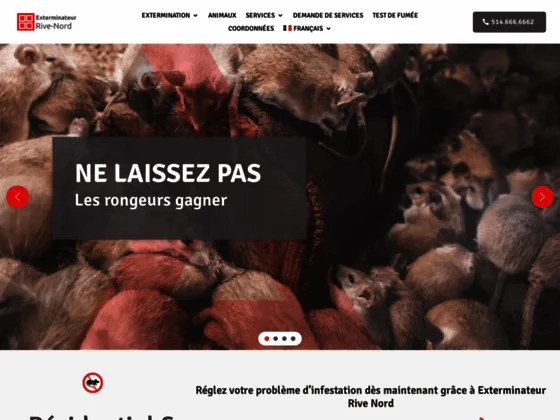 L'exterminateur de nuisibles à Montréal