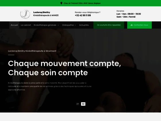 leclercqkinesitherapeute.be
