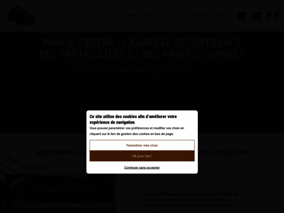 Panda d'Ebene : artisan menuisier - marqueteur à Montpellier (34), Nîmes & Alès (30)