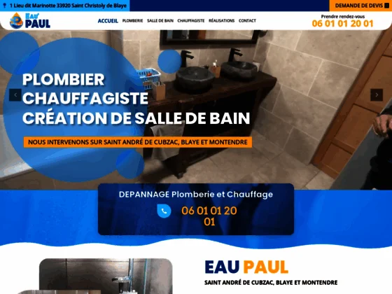 Plombier Saint-André-de-Cubzac