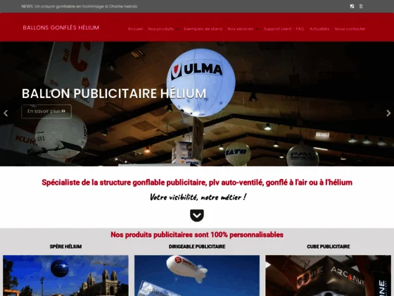 Ballon Gonflé Hélium