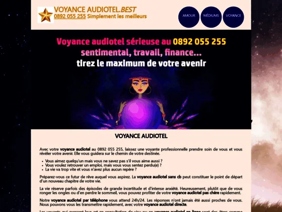Voyance audiotel 24h/24 - par téléphone