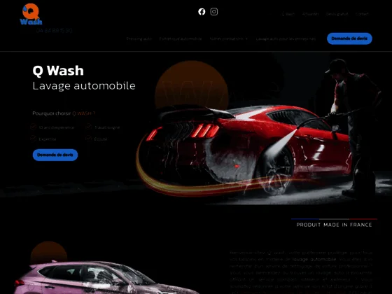 A Marseille 10, lavage professionnel de votre automobile par Q Wash