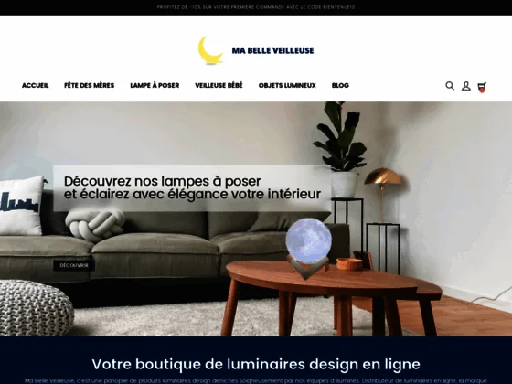 Boutique de luminaire en ligne