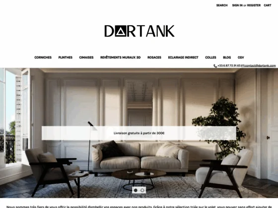 Dartank : Vente Plinthes, Corniches, Cimaises | Orac Decor®| Mardom Decor®