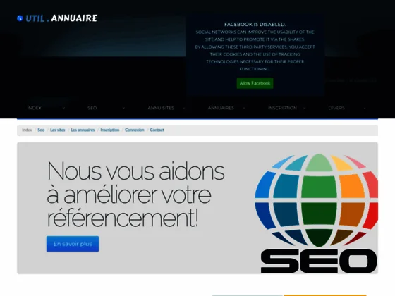 Utilannu un annuaire généraliste et un répertoire d'annuaires de qualités..