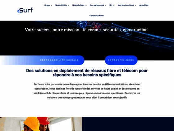Géoréférencement des réseaux enterrés chez Surf-Com