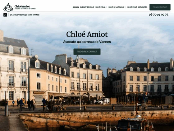 Chloé Amiot : avocate pluridisciplinaire à Vannes