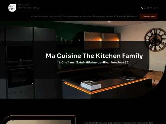 Conception de votre cuisine sur-mesure par Ma cuisine Kitchen Family en Vendée