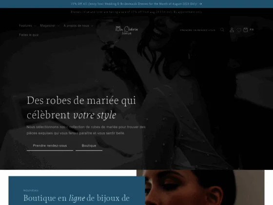 La boutique de référence des robes de mariée à Montréal