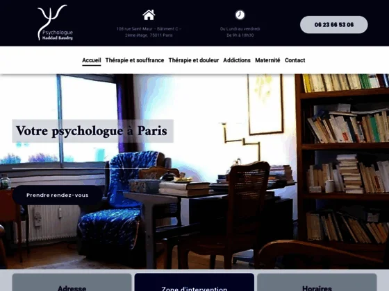 Thérapie de la souffrance paris - Cabinet de psychologue Haddad Baudry