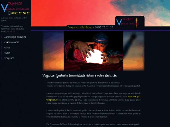 Voyance par téléphone sans cb immédiate