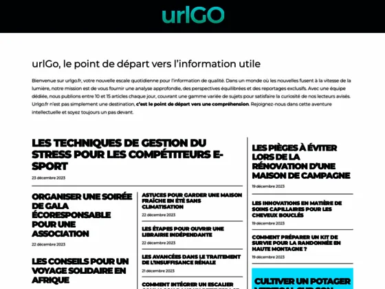 UrlGo, le meilleur magazine pour avoir accès à l’information utile