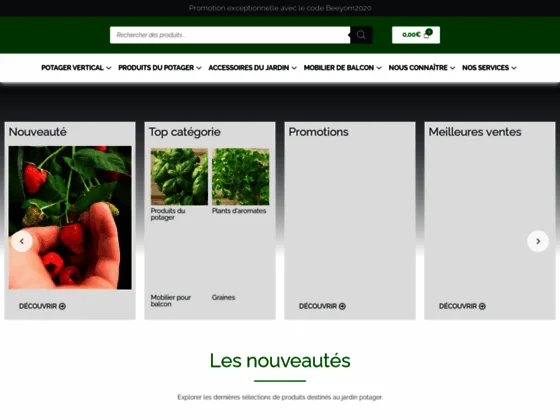 Boutique potager vertical