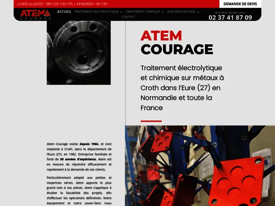 Entreprise de traitement des métaux