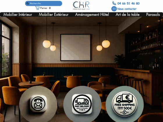 Fournisseur de mobilier restaurant et CHR de qualité