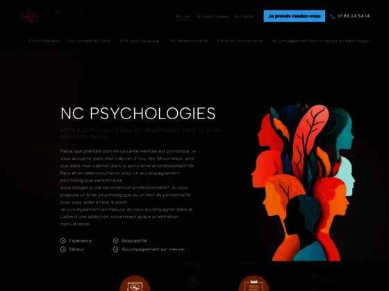 Psychologue à Paris 15
