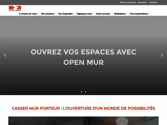 abattage de mur porteur chez OpenMur